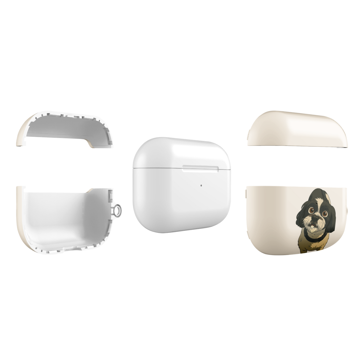 Personalised Dog Portrait AirPods® Case (Pro 1)