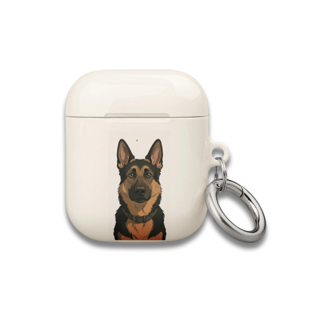Personalised Dog Portrait AirPods® Case (Gen1 & Gen2)