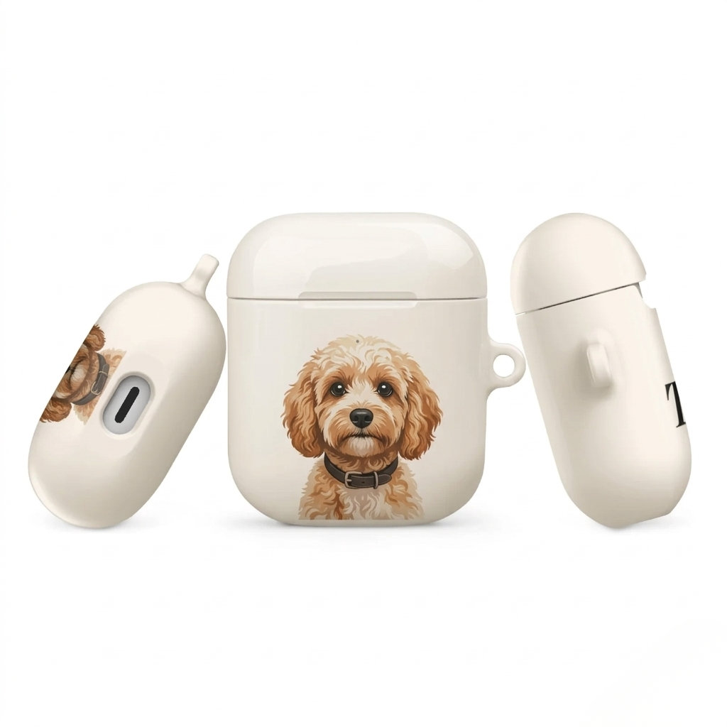 Personalised Dog Portrait AirPods® Case (Gen3)